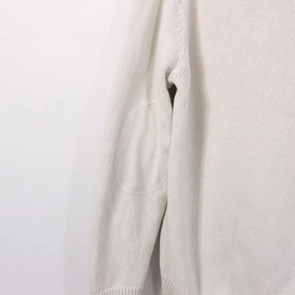 *Chaps 3/4 Button Cream Sweater - Picture 6 of 6